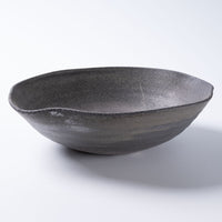 津軽金山焼 須恵器 はすの葉ボウル(大) 津軽金山焼 津軽金山焼