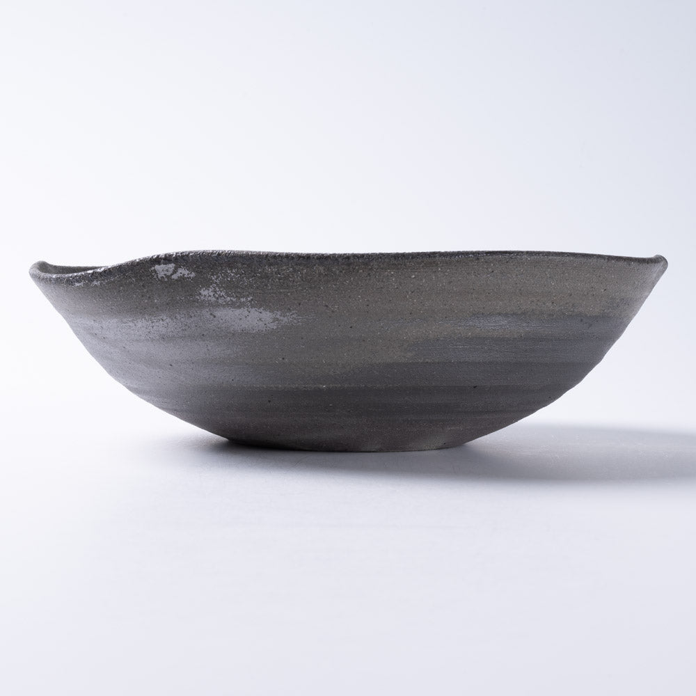 津軽金山焼 須恵器 はすの葉ボウル(大) 津軽金山焼 津軽金山焼