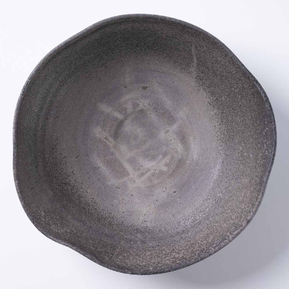 津軽金山焼 須恵器 はすの葉ボウル(大) 津軽金山焼 津軽金山焼