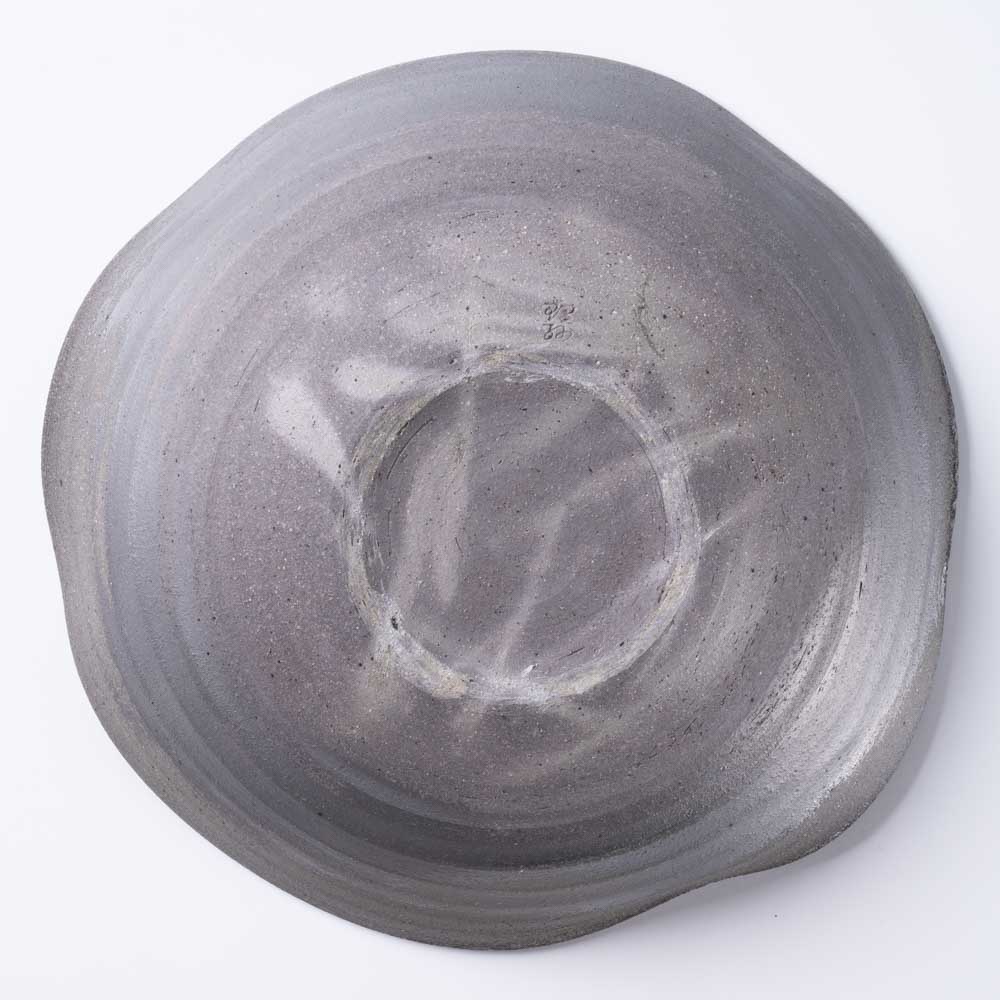 津軽金山焼 須恵器 はすの葉ボウル(大) 津軽金山焼 津軽金山焼