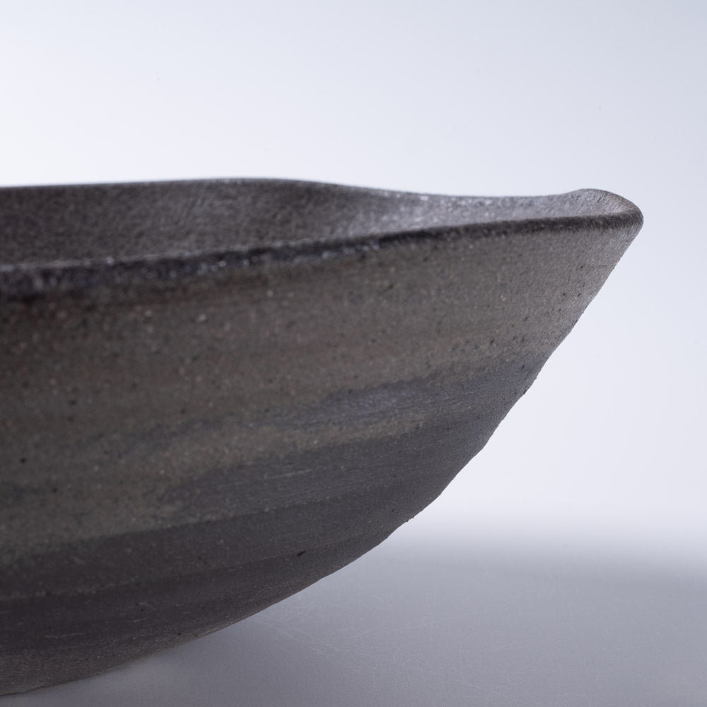 津軽金山焼 須恵器 はすの葉ボウル(大) 津軽金山焼 津軽金山焼