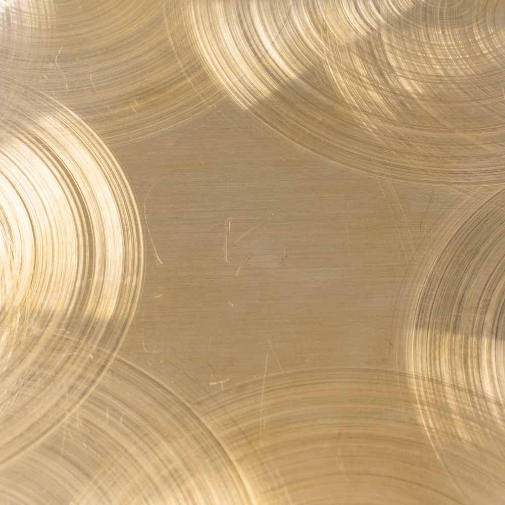 作家 コバヤシユウジ 真鍮波紋 角皿 作家 コバヤシユウジ 金工もの