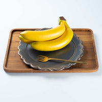 アトリエ野恵 ロココリム皿L(ブロンズ) アトリエ野恵 陶磁器作家もの