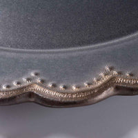 アトリエ野恵 ロココリム皿L(ブロンズ) アトリエ野恵 陶磁器作家もの