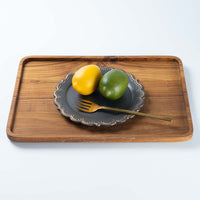 アトリエ野恵 ロココリム皿S(ブロンズ) アトリエ野恵 陶磁器作家もの