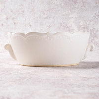 アトリエ野恵 ロココスープカップ(ホワイト) アトリエ野恵 陶磁器作家もの