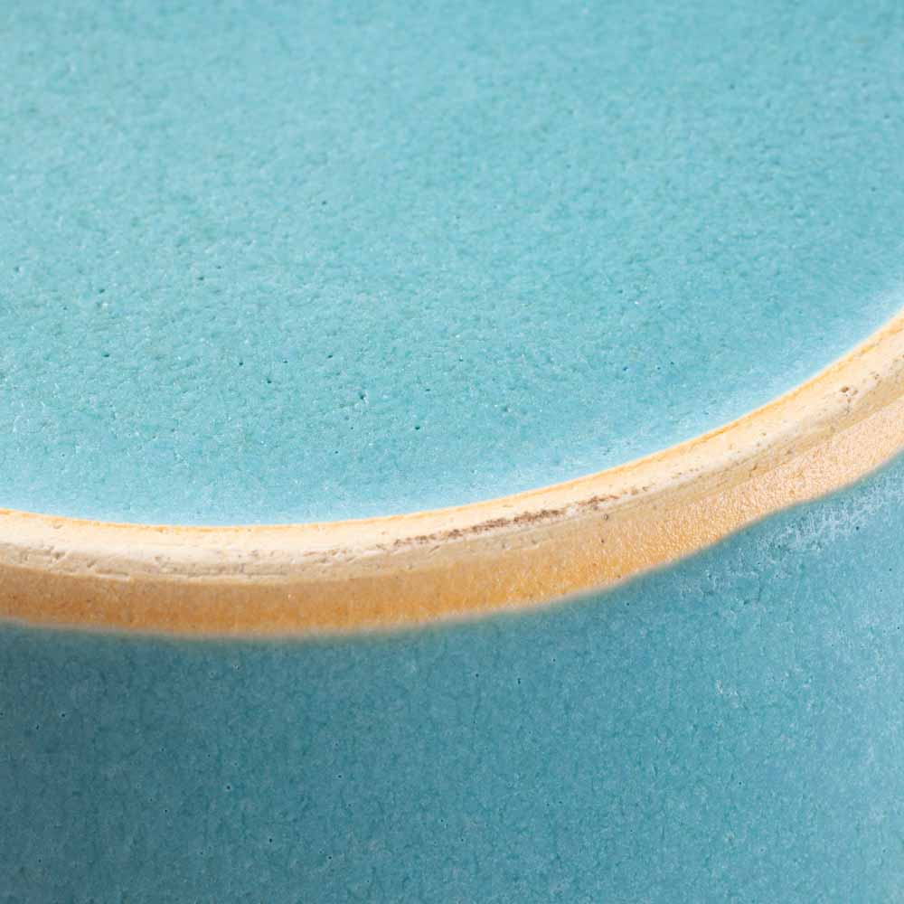 アトリエ野恵 ロココスープカップ(ブルーグリーン) アトリエ野恵 陶磁器作家もの