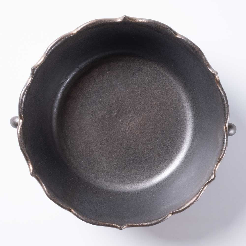 アトリエ野恵 ロココスープカップ(ブロンズ) アトリエ野恵 陶磁器作家もの