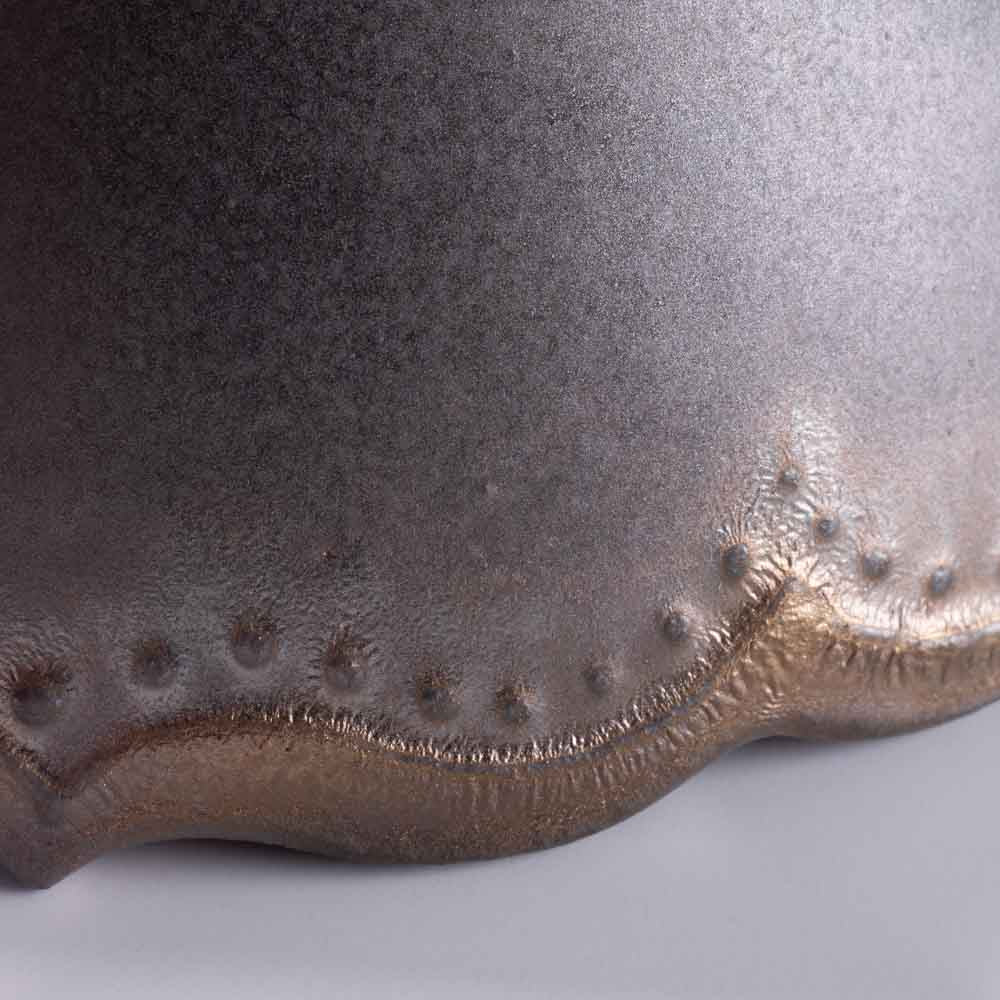 アトリエ野恵 ロココスープカップ(ブロンズ) アトリエ野恵 陶磁器作家もの