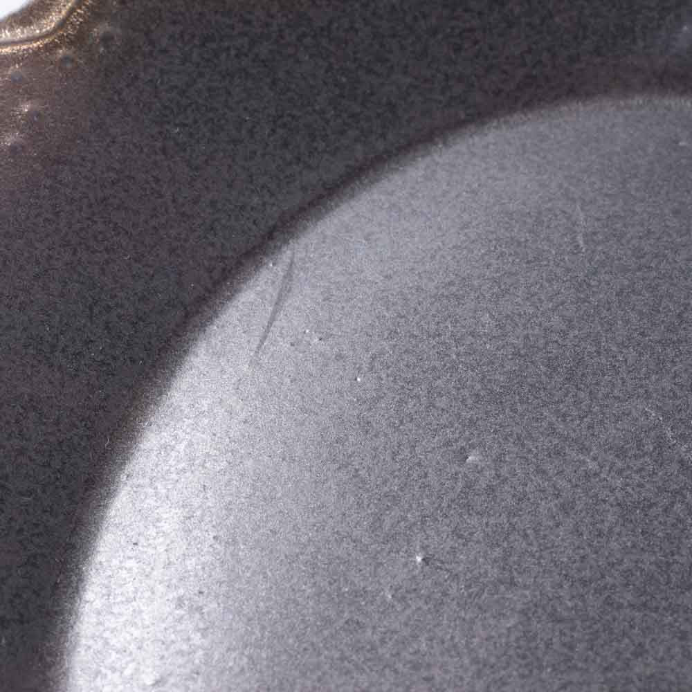 アトリエ野恵 ロココオーバル皿S(ブロンズ) アトリエ野恵 陶磁器作家もの