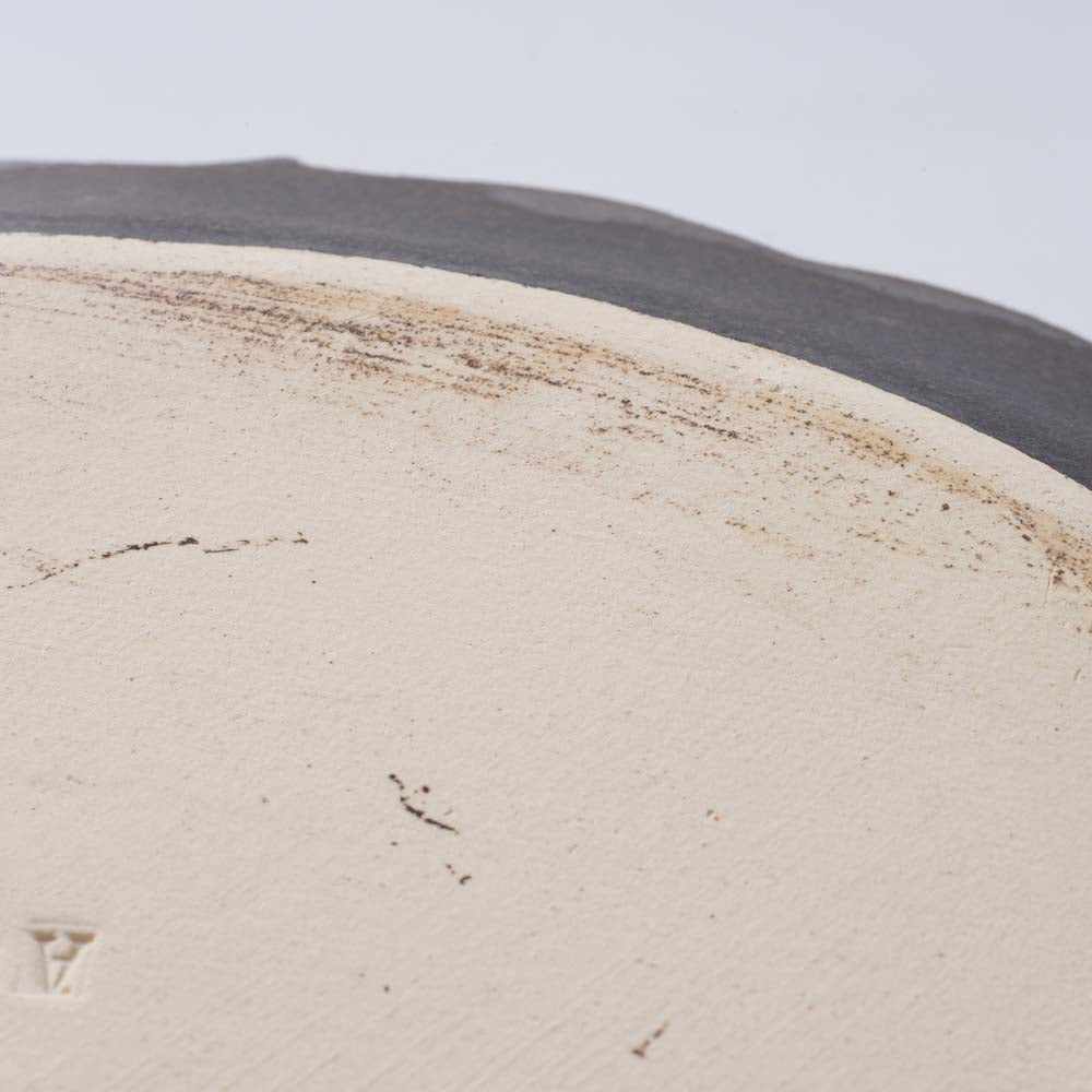 アトリエ野恵 ロココオーバル皿S(ブロンズ) アトリエ野恵 陶磁器作家もの