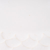 アトリエ野恵 ダリアリム皿L(ホワイト) アトリエ野恵 陶磁器作家もの