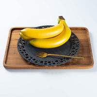 アトリエ野恵 ぎんがリム皿L  黒錆 アトリエ野恵 陶磁器作家もの