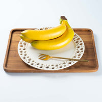 アトリエ野恵 ぎんがリム皿L  生成り アトリエ野恵 陶磁器作家もの