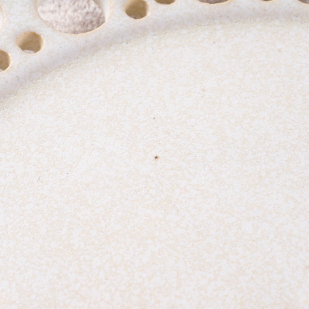 アトリエ野恵 ぎんがリム皿S  生成り アトリエ野恵 陶磁器作家もの