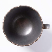 アトリエ野恵 ロココ丸マグカップ(ブロンズ) アトリエ野恵 陶磁器作家もの