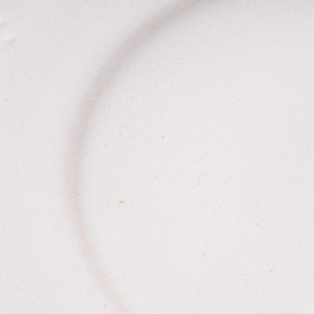 アトリエ野恵 ロココ中皿(ホワイト) アトリエ野恵 陶磁器作家もの