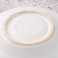 アトリエ野恵 ロココ中皿(ホワイト) アトリエ野恵 陶磁器作家もの