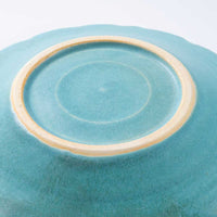 アトリエ野恵 ロココ中皿(ブルーグリーン) アトリエ野恵 陶磁器作家もの