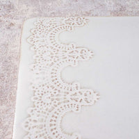 アトリエ野恵 レースプレート ロココ(ホワイト) アトリエ野恵 陶磁器作家もの