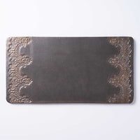 アトリエ野恵 レースプレート ロココ(ブロンズ) アトリエ野恵 陶磁器作家もの