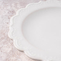 アトリエ野恵 ロコココンポート(ホワイト) アトリエ野恵 陶磁器作家もの