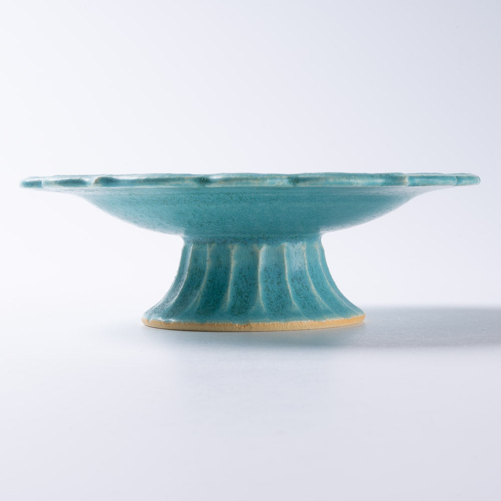 アトリエ野恵 ロコココンポート（ブルーグリーン） ¥3,960 大人の焼き物