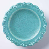 アトリエ野恵 ロコココンポート(ブルーグリーン) アトリエ野恵 陶磁器作家もの