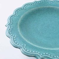 アトリエ野恵 ロコココンポート(ブルーグリーン) アトリエ野恵 陶磁器作家もの