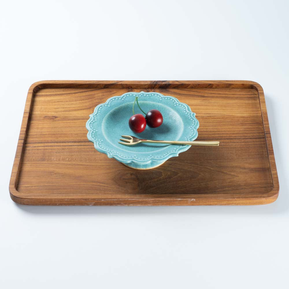 アトリエ野恵 ロコココンポート（ブルーグリーン） ¥3,960 大人の焼き物