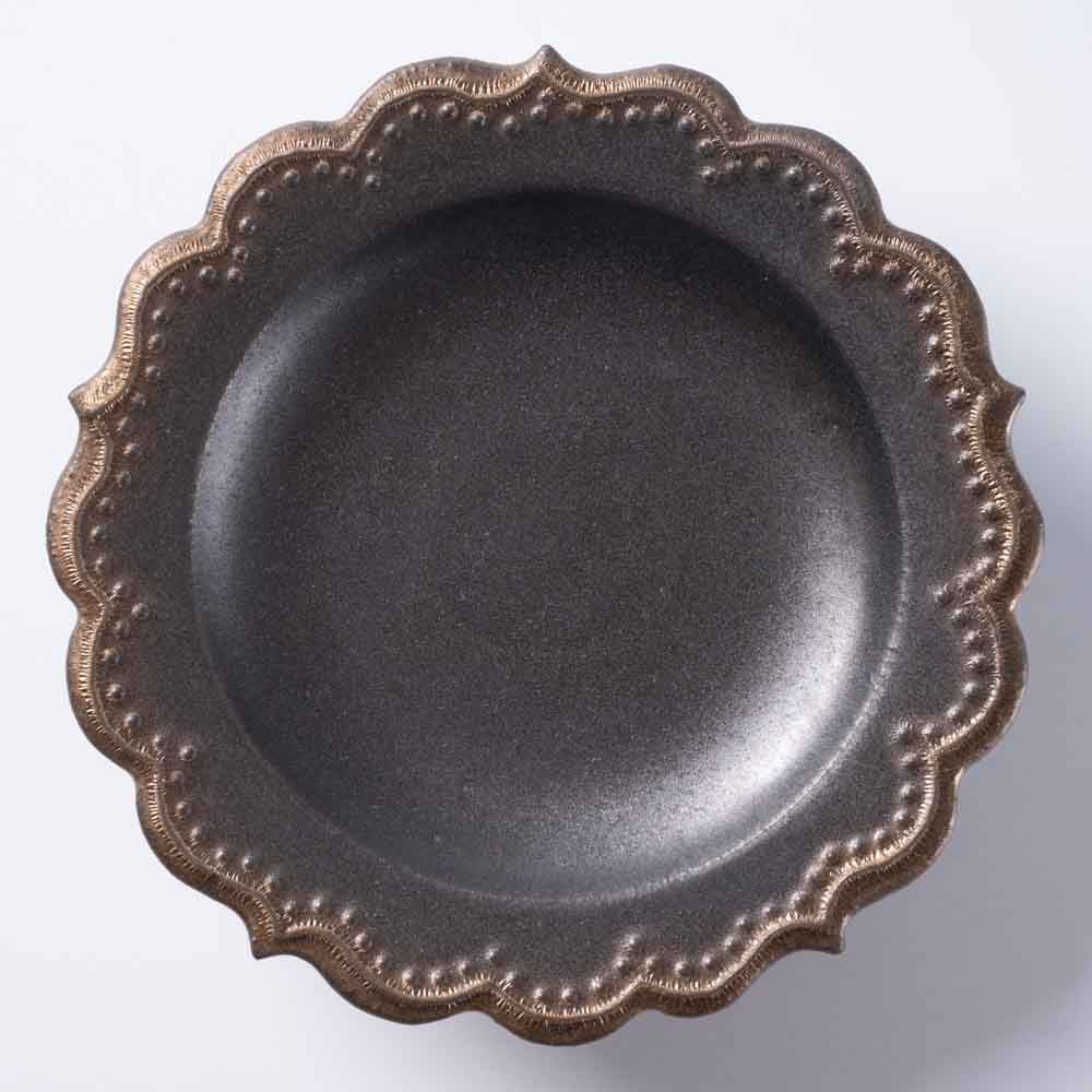 アトリエ野恵 ロコココンポート(ブロンズ) アトリエ野恵 陶磁器作家もの