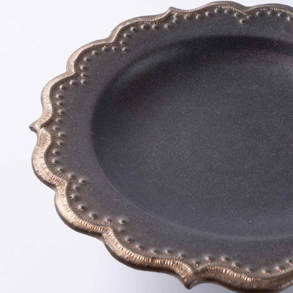 アトリエ野恵 ロコココンポート(ブロンズ) アトリエ野恵 陶磁器作家もの