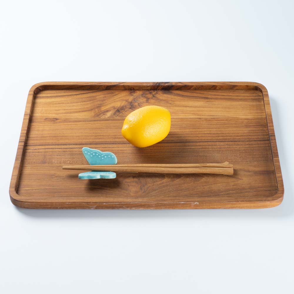 アトリエ野恵 ちょうちょ箸置き(ブルーグリーン) アトリエ野恵 陶磁器作家もの