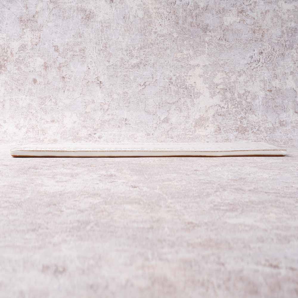 アトリエ野恵 レースプレート フラワー(ホワイト) アトリエ野恵 陶磁器作家もの