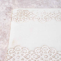 アトリエ野恵 レースプレート フラワー(ホワイト) アトリエ野恵 陶磁器作家もの