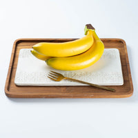 アトリエ野恵 レースプレート フラワー(ホワイト) アトリエ野恵 陶磁器作家もの