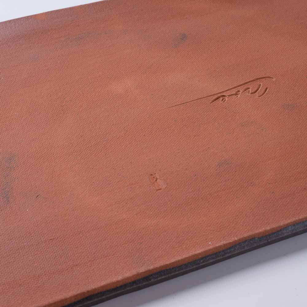 アトリエ野恵 レースプレート フラワー(ブロンズ) アトリエ野恵 陶磁器作家もの