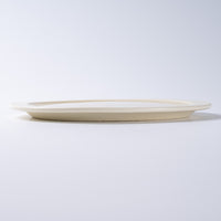 信楽焼 ヤマ庄陶器 Deepbreath 8.5インチプレート ホワイト 信楽焼 ヤマ庄陶器 信楽焼