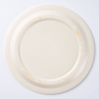 信楽焼 ヤマ庄陶器 Deepbreath 8.5インチプレート ホワイト 信楽焼 ヤマ庄陶器 信楽焼