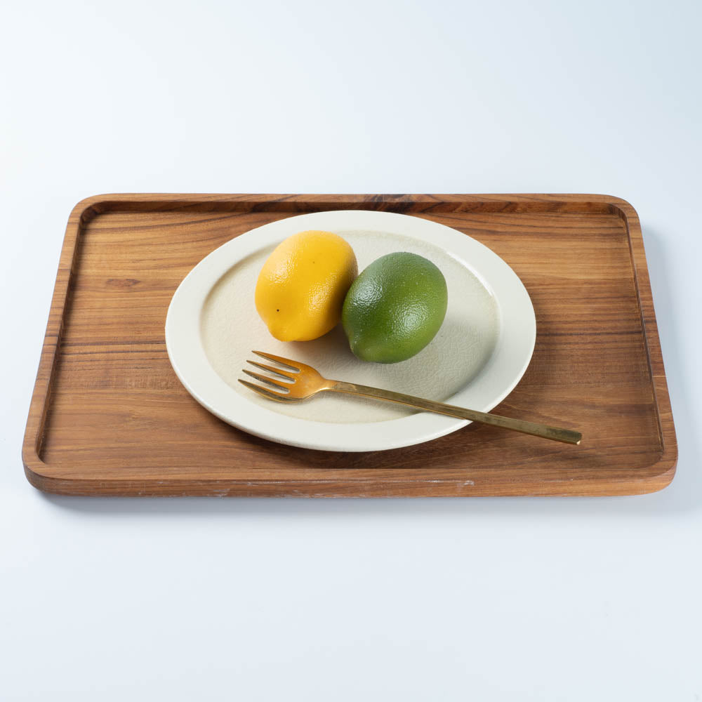 信楽焼 ヤマ庄陶器 Deepbreath 8.5インチプレート ホワイト 信楽焼 ヤマ庄陶器 信楽焼