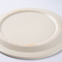 信楽焼 ヤマ庄陶器 Deepbreath 8.5インチプレート ホワイト 信楽焼 ヤマ庄陶器 信楽焼