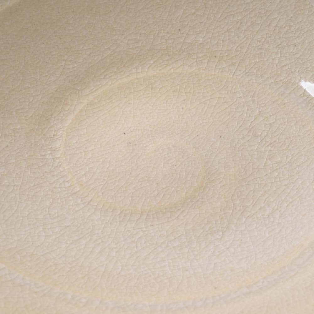 信楽焼 ヤマ庄陶器 Deepbreath 10インチボール ホワイト 信楽焼 ヤマ庄陶器 信楽焼