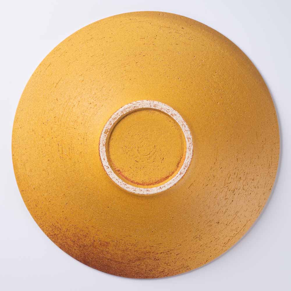 信楽焼 ヤマ庄陶器 Deepbreath 10インチボール キャラメル 信楽焼 ヤマ庄陶器 信楽焼