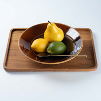 信楽焼 ヤマ庄陶器 Deepbreath 10インチボール キャラメル 信楽焼 ヤマ庄陶器 信楽焼