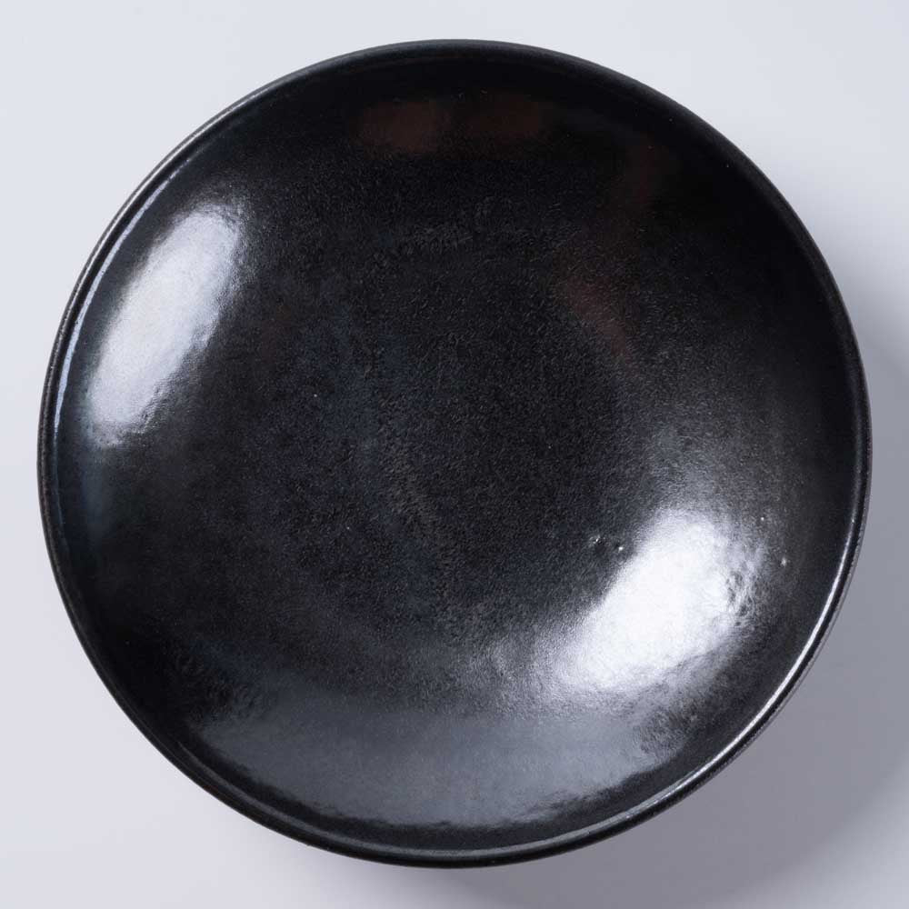 信楽焼 ヤマ庄陶器 Deepbreath 6インチボール ブラック 信楽焼 ヤマ庄陶器 信楽焼