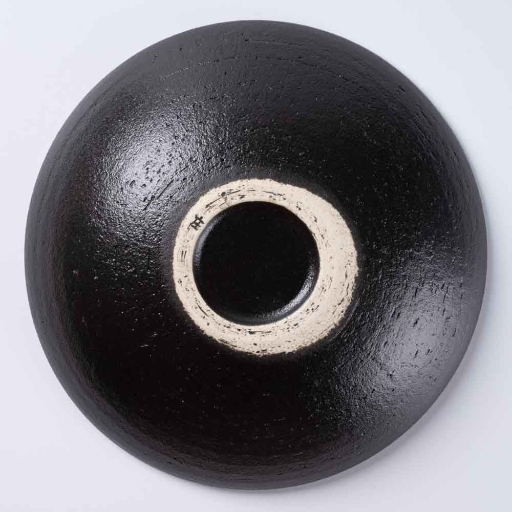 信楽焼 ヤマ庄陶器 Deepbreath 6インチボール ブラック 信楽焼 ヤマ庄陶器 信楽焼