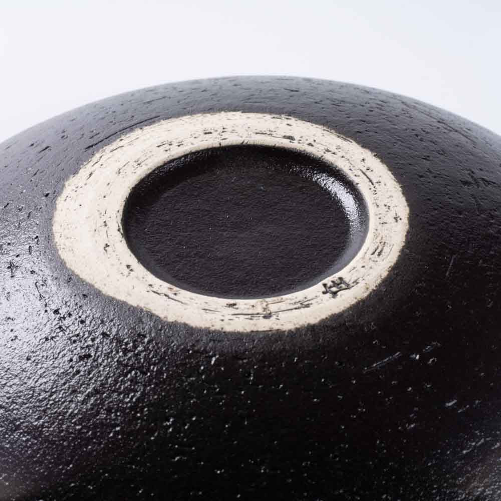 信楽焼 ヤマ庄陶器 Deepbreath 6インチボール ブラック 信楽焼 ヤマ庄陶器 信楽焼