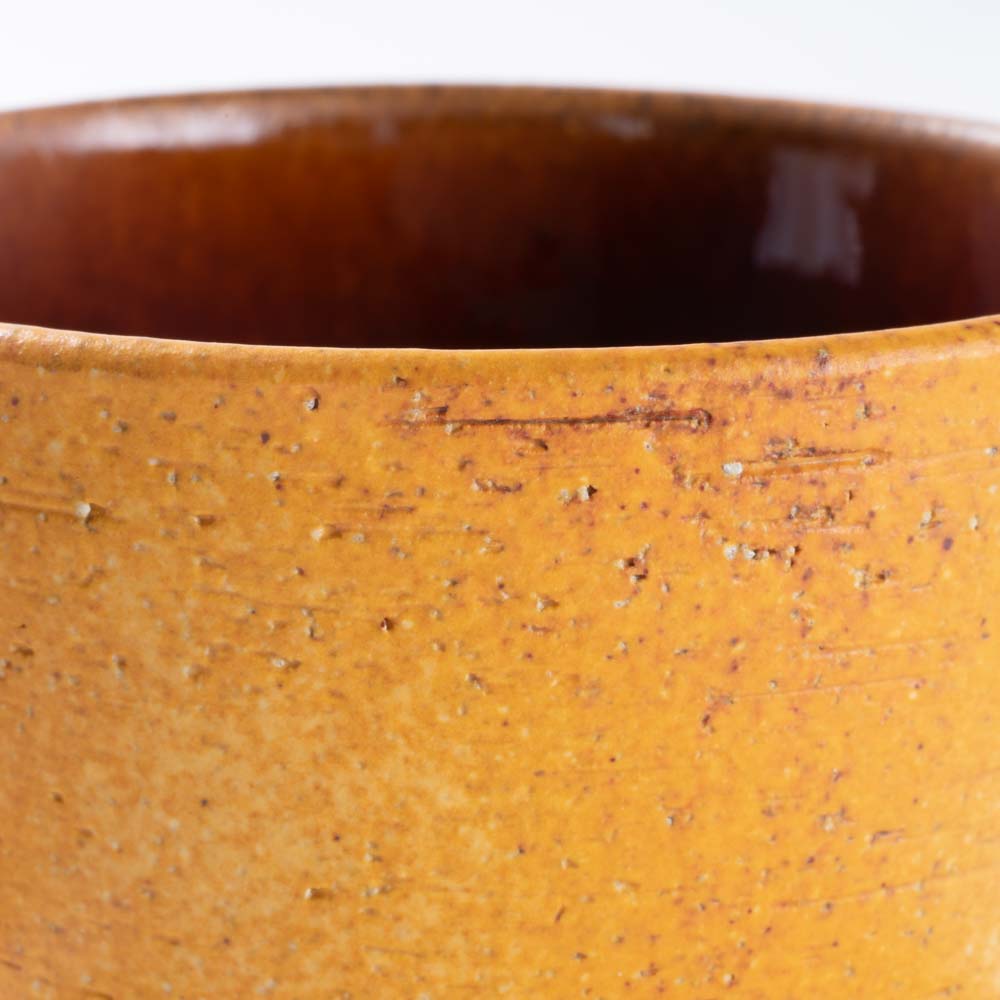 信楽焼 ヤマ庄陶器 Deepbreath マグカップ キャラメル 信楽焼 ヤマ庄陶器 信楽焼