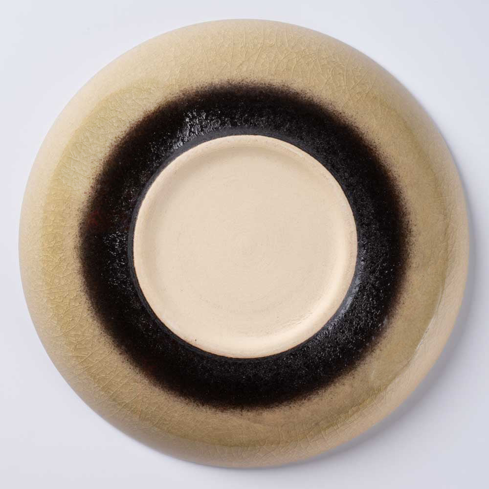 信楽焼 ヤマ庄陶器 Jewel plate 18センチ JP-MM 信楽焼 ヤマ庄陶器 信楽焼