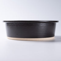 信楽焼 ヤマ庄陶器 hangout Grillpan (大) black 信楽焼 ヤマ庄陶器 信楽焼